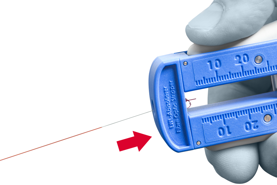 Fibre Optic Stripper | voor het strippen van glasvezelkabel Ø 0,125 mm